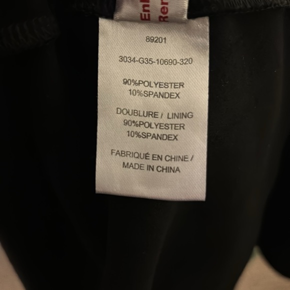 Laura Black Pebble Texture Skirt Size Medium - Picture 4 of 4